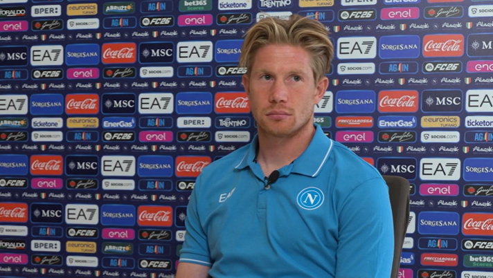 Kevin De Bruyne ha rilasciato un'intervista a Dazn De Bruyne Napoli