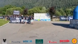 Entusiasmo alle stelle a Dimaro: l’arrivo del gruppo dei tifosi azzurri