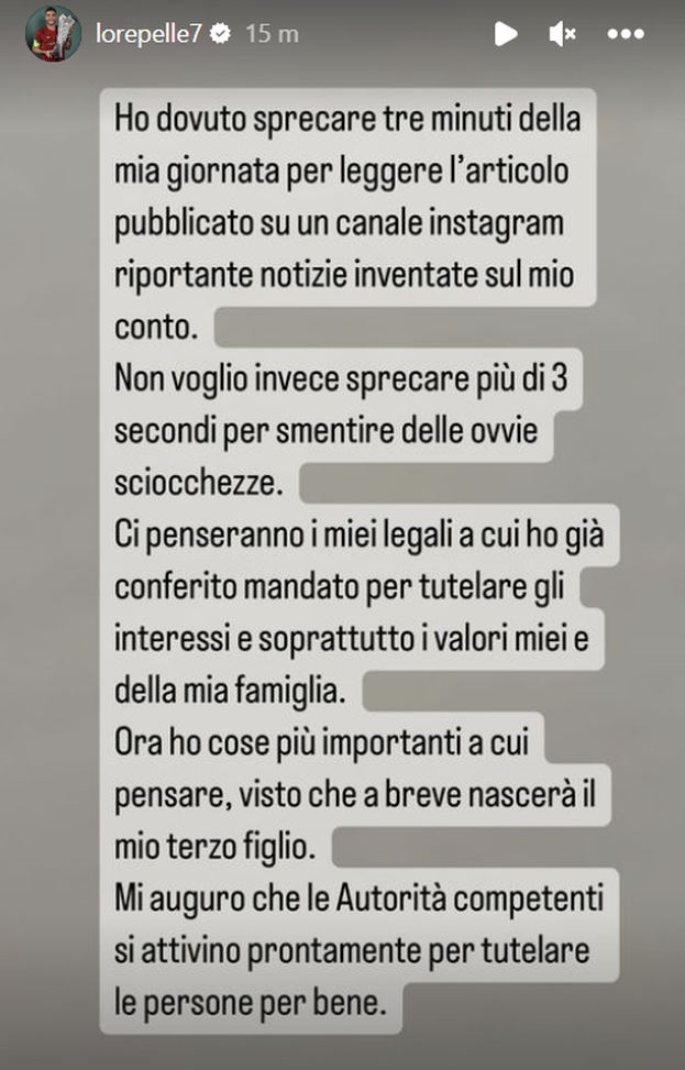 Roma, Pellegrini: “Smentisco le ovvie sciocchezze sul mio conto”- immagine 2