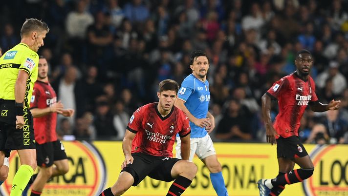 Marco Pellegrino AC Milan Napoli-Milan 2-2 Serie A 2023-2024