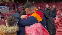 Da Roma per Griezmann: l’Atletico regala la maglia a due tifosi giallorossi