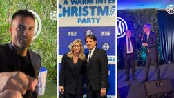 VIDEO / Inter, cena di Natale: le immagini della serata a San Siro