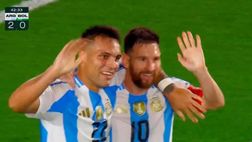 VIDEO / Argentina, Lautaro scarta il regalo di Messi: il gol del Toro contro la Bolivia