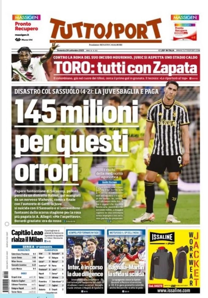 EDICOLA / TS: Inter, in corso due diligence con Investcorp. Si studiano conti del club - immagine 1