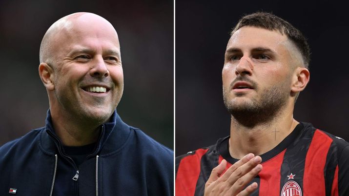 Arne Slot e Santiago Gimenez