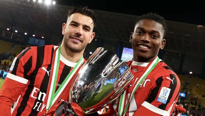 Theo Hernández Rafael Leao AC Milan derby Inter-Milan 2-3 Supercoppa Italiana