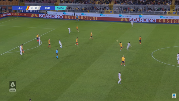 immagine 2 Lecce-Torino 0-1, l’analisi del gol: il lancio di Linetty è un’ottima intuizione- immagine 3