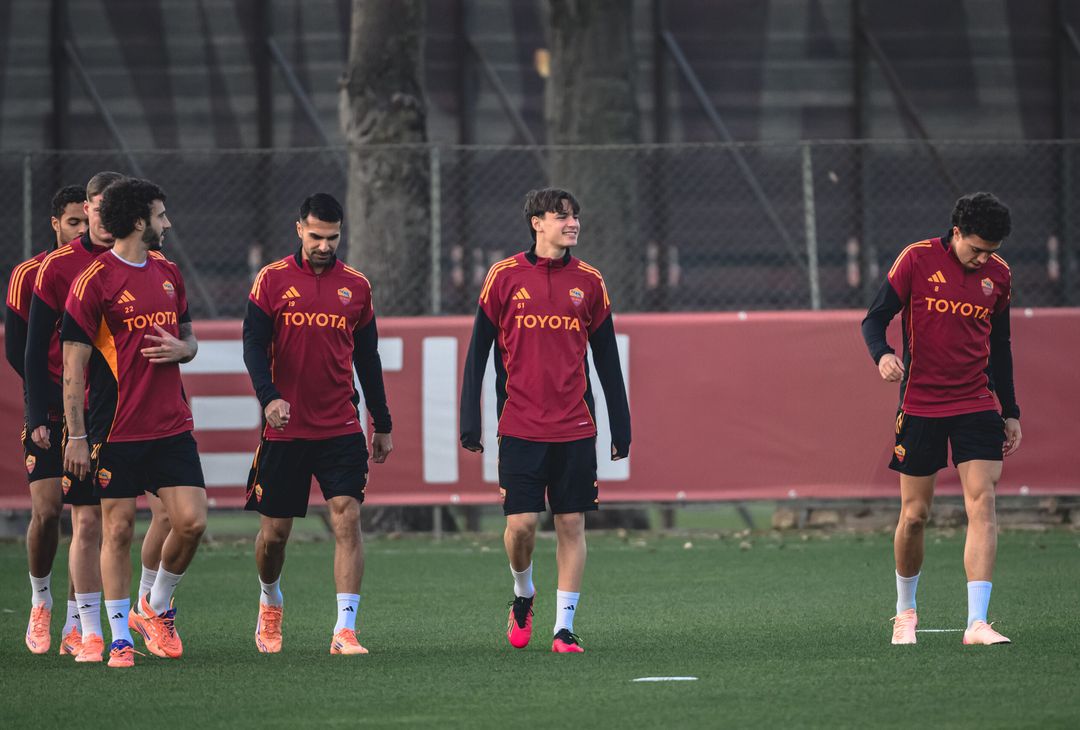 Trigoria, l’allenamento a due giorni da Roma-Como – FOTO GALLERY - immagine 21