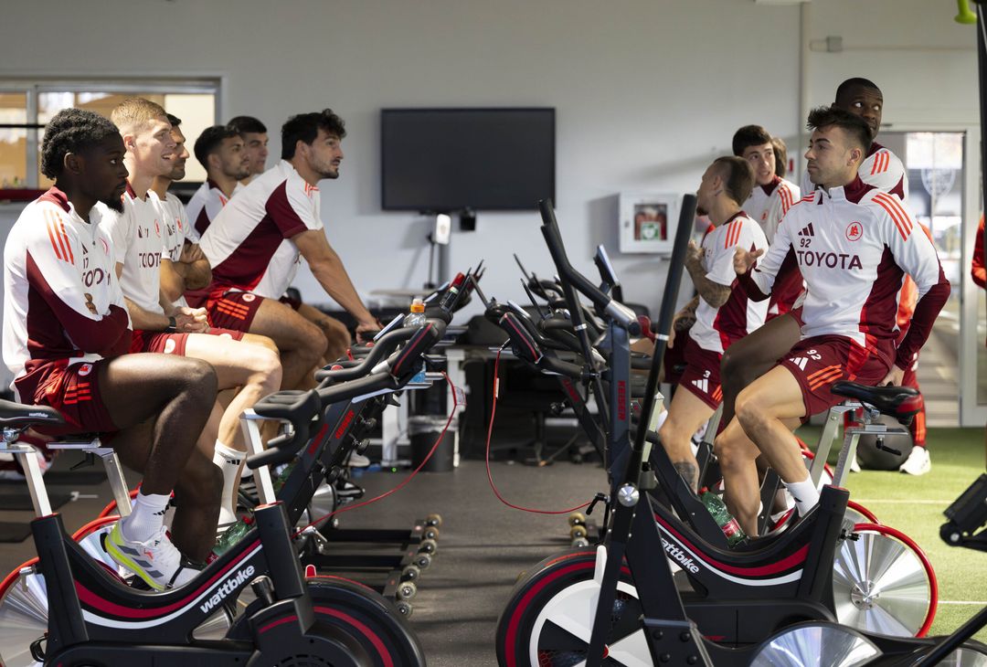 Roma, lavoro in palestra dopo la trasferta di Londra – FOTO GALLERY - immagine 4