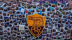 Roma, è nato il “muro giallorosso”: un angolo di foto e ricordi