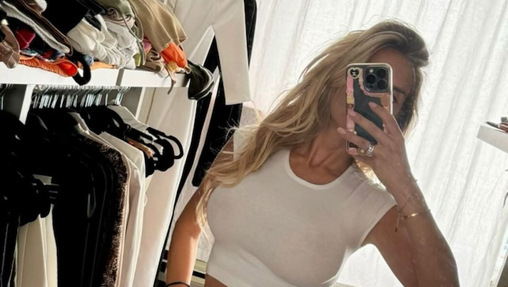 Michela Persico prepara il trasloco ma non rinuncia alla palestra. Che spettacolo Lady Rugani Michela Persico prepara il trasloco ma non rinuncia alla palestra. Che spettacolo Lady Rugani - immagine 1