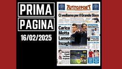 Prima pagina Tuttosport: Gimenez, il Milan ha il suo Santi. Conceicao respira
