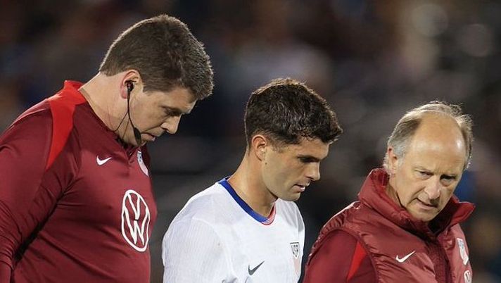 In campo dall'inizio in amichevole: allarme Pulisic, infortunio muscolare