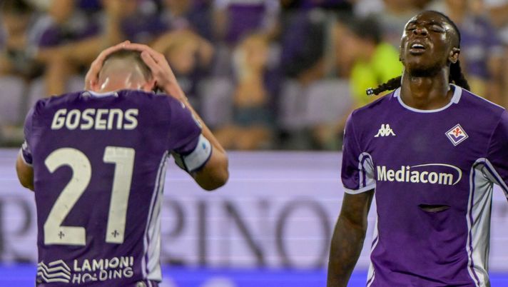 GERMOGLI PH: 21 SETTEMBRE 2025 FIRENZE STADIO ARTEMIO FRANCHI SERIE A FIORENTINA VS COMO NELLA FOTO KEAN Gosens Kean