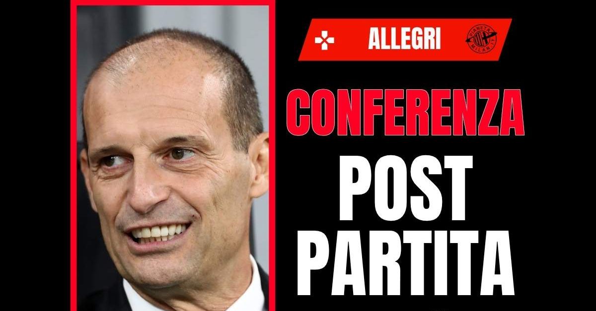 Juventus Milan, Allegri: “Meglio non aver vinto, così non pensiamo che…”