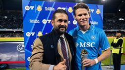 GALLERY Napoli-Genoa, McTominay è il giocatore del mese! La consegna del premio