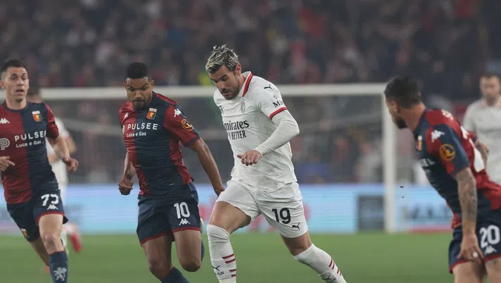 Theo Hernández AC Milan Genoa-Milan 0-0 Serie A 2024-2025