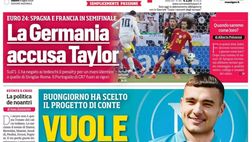 PRIMA PAGINA CORRIERE DELLO SPORT OGGI: “Buongiorno vuole il Napoli, ADL pronto a chiudere subito”