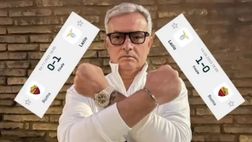 Mou esonerato dal derby, lo stesso che De Rossi aveva seguito in Curva mimetizzandosi…