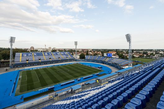 Zagabria, Croazia - 25 agosto 2021: Stadio Maksimir. (Foto di Jurij Kodrun/Getty Images) Croazia, ragazzi italiani aggrediti al Maksimir di Zagabria- immagine 2