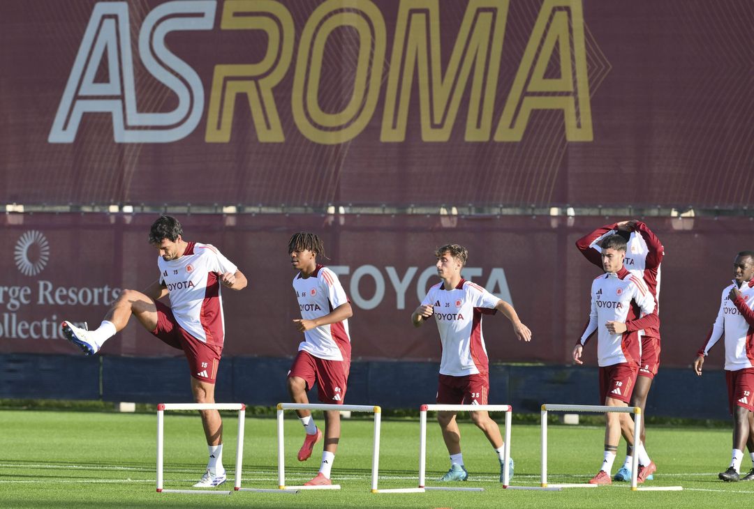 Roma, l’allenamento a due giorni dal Torino – FOTOGALLERY - immagine 12