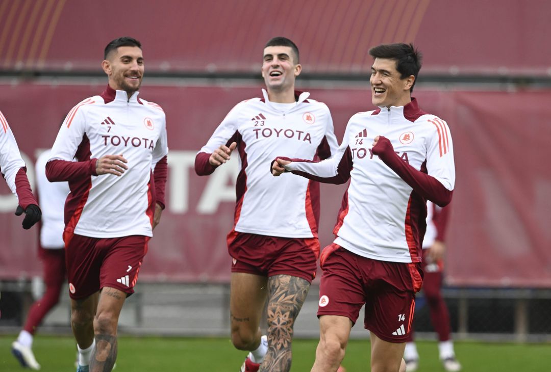 Trigoria, la rifinitura pre Braga e la conferenza di Ranieri – FOTO GALLERY - immagine 5