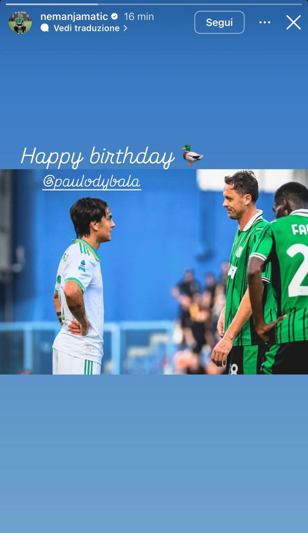 Compleanno Dybala, da Soulé all’ex Matic: gli auguri social alla Joya – FOTO- immagine 5