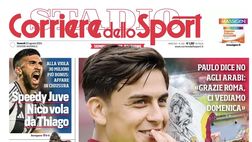 LA PRIMA PAGINA CORRIERE DELLO SPORT OGGI: “Maratona Lukaku, Manna resta a Londra”