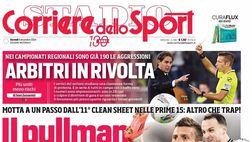 PRIMA PAGINA CORRIERE DELLO SPORT OGGI: “Conte cambia Napoli”