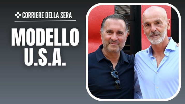 Gerry Cardinale (proprietario AC Milan) ha confermato per ora la fiducia al tecnico rossonero Stefano Pioli | Milan News (Getty Images) Cardinale Pioli AC Milan