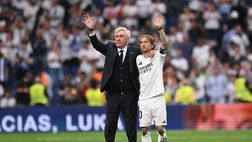Milan, Ancelotti e il siparietto con Modric: “Non hai un nonno brasiliano?”