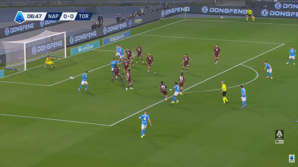 Napoli-Torino 2-1, l’analisi dei gol: grossi errori di Ebosse e Lazaro in marcatura- immagine 4