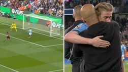 De Bruyne, che errore nel giorno del suo addio al Manchester City | VIDEO