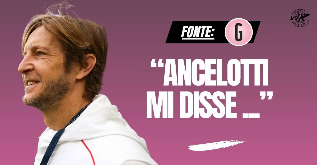 Ex Milan, Ambrosini rivela la profezia: “Ancelotti mi disse che avremmo vinto …” Ex Milan, Ambrosini rivela la profezia: “Ancelotti mi disse che avremmo vinto …”