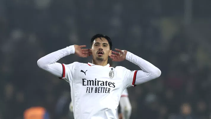 esultanza gol Tijjani Reijnders AC Milan Torino-Milan 2-1 Serie A 2024-2025