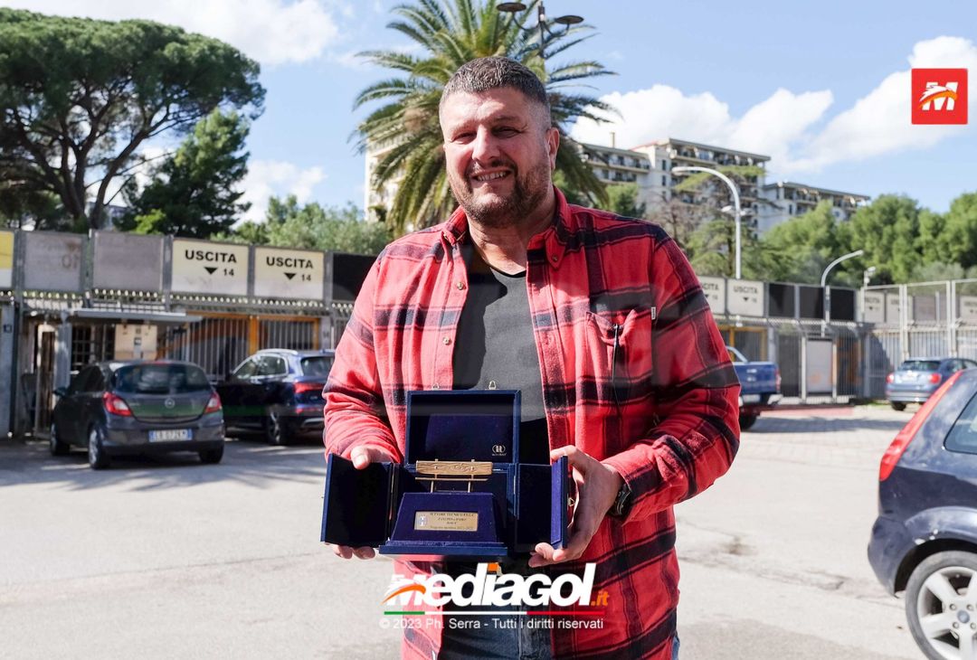 FOTO Palermo, Baldini al Barbera per donare Panchina d’Oro al club rosa (GALLERY)- immagine 1