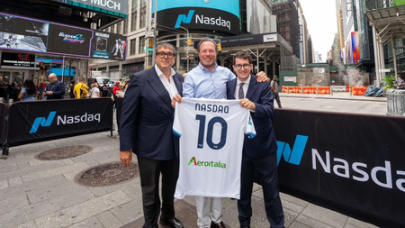 Floridi ed Enrico Lotito a Wall Street