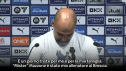 VIDEO Man. City, Guardiola ricorda Mazzone con una maglia speciale: “Come un padre”