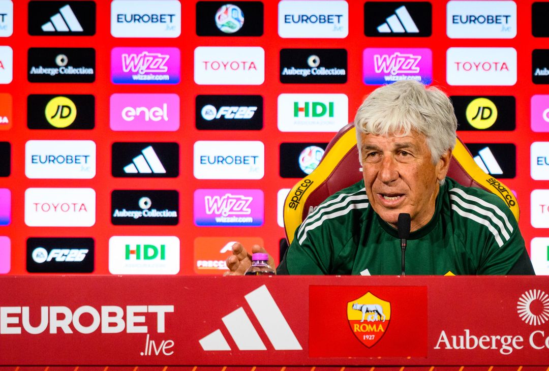 Bologna-Roma, la conferenza stampa di Gian Piero Gasperini – FOTO GALLERY - immagine 13