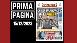 Prima pagina Tuttosport: “Chiesa e Valhovic fate i Gatti”