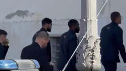 Il palazzo del Quirinale durante la visita rossonera pre-Finale