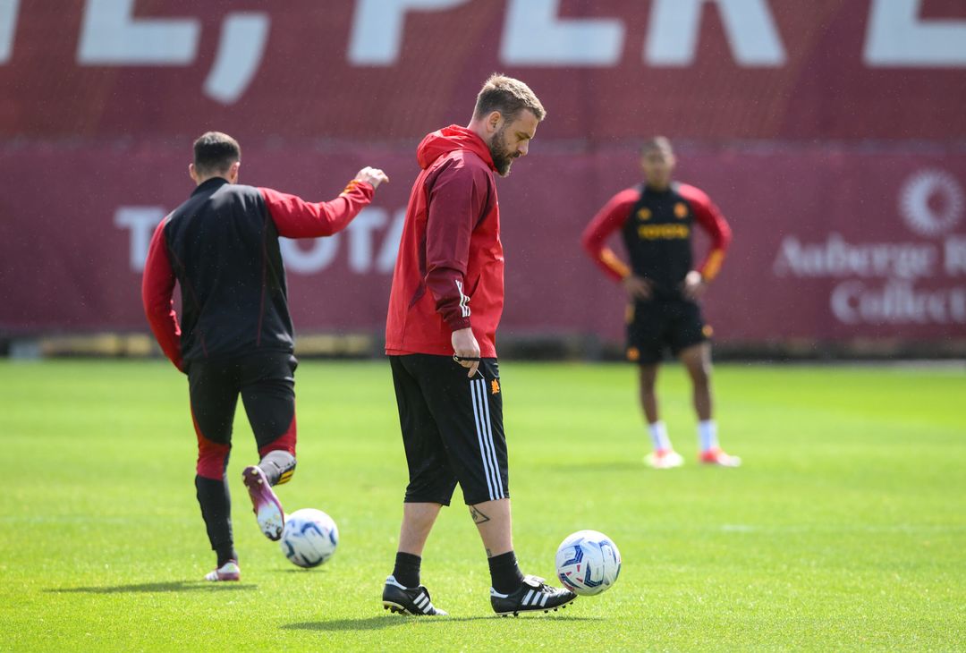 Trigoria, l’allenamento in vista del Bologna: manca Lukaku – FOTOGALLERY - immagine 21