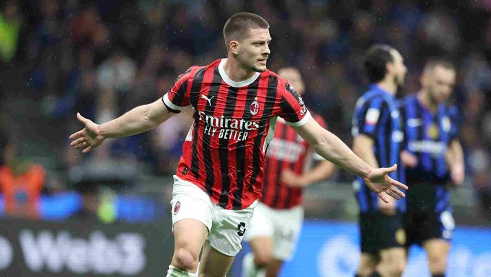 Luka Jovic derby Inter-Milan 0-3 Coppa Italia 2024-25