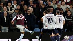 L’Aston banchetta al ritorno 4-0. Bologna eliminato dall’Europa League