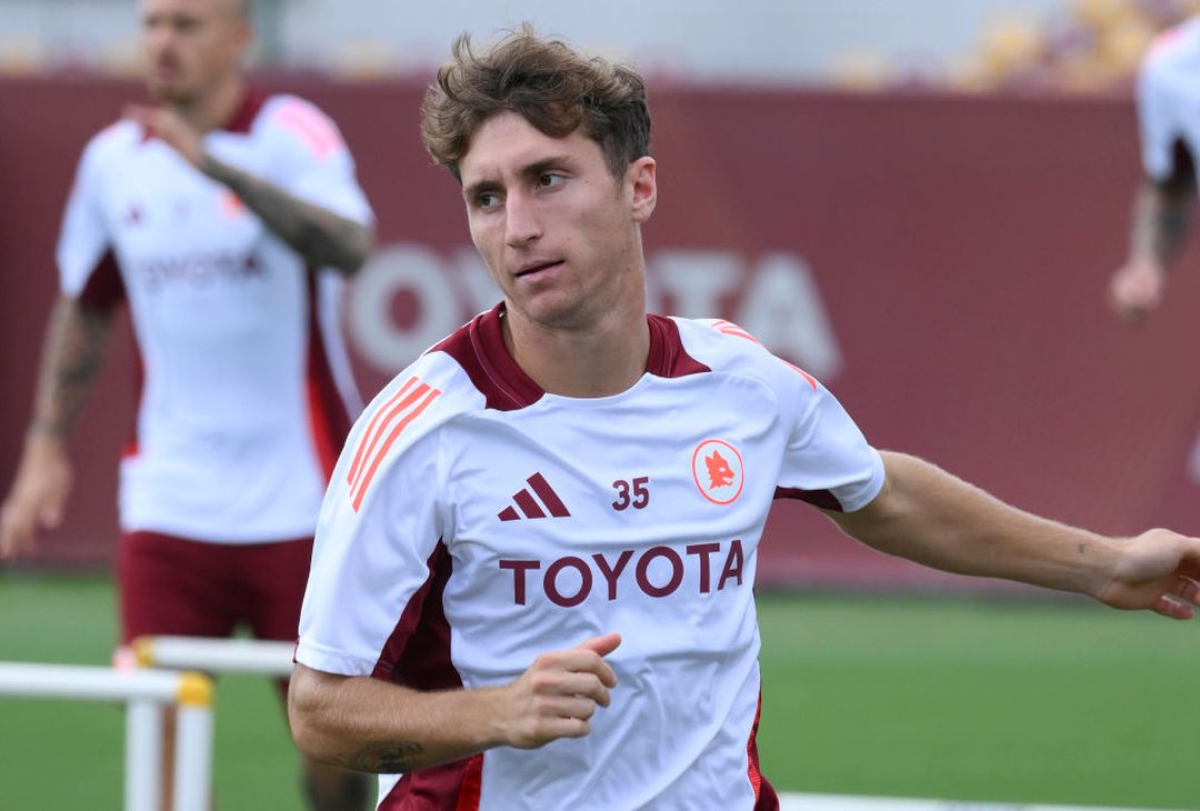 Roma, l’allenamento prima della partenza per la Svezia – FOTO GALLERY - immagine 16