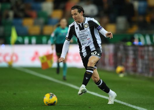 Thauvin in Parma-Udinese della stagione 2024/2025. (Foto di Timothy Rogers/Getty Images) Udinese, top e flop della Serie A 2024/2025: Lucca trascina i bianconeri- immagine 3