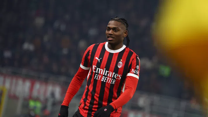 Rafael Leao AC Milan Milan-Roma 3-1 Coppa Italia 2024-2025