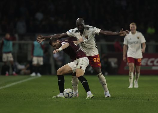 Lukaku and Buongiorno during the Italian Serie A, football match between Torino Fc and As Roma on 24 September 2023 at Stadio Olimpico Grande Torino, Turin, Italy. Photo Nderim Kaceli Toro, trasferta romana: con la Lazio a caccia del 4º risultato utile consecutivo- immagine 4