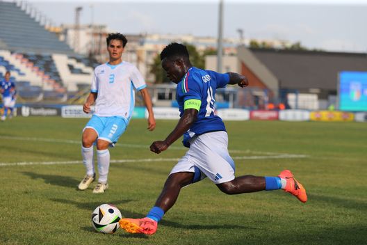 Gnonto con la maglia dell'Italia U21. (Foto di Paolo Bruno/Getty Images) Europei Under 21: ecco le convocazioni per l’Italia del ct Carmine Nunziata- immagine 5