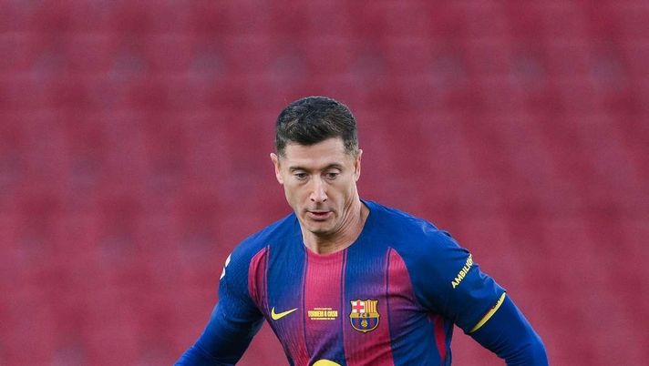 Roberto Lewandowski (attaccante del Barcellona), possibile obiettivo di calciomercato del Milan | Getty Images Calciomercato Milan, Lewandowski: incontro con i Chicago Fire
